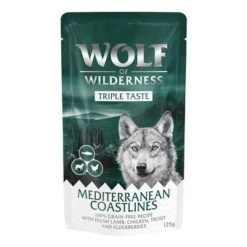 Wolf Of Wilderness Triple Taste 12 X 125 G -Mascota Tienda wow nafu taste of 125g pouch mediterrianean 1000x1000 3