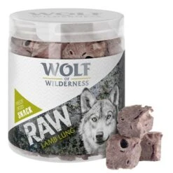 Pack Ahorro 4 X Wolf Of Wilderness RAW Snacks Liofilizados Premium -Mascota Tienda wow raw snacks lamb 1000x1000 4