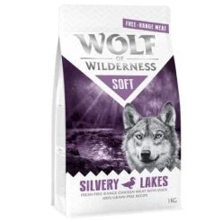 Wolf Of Wilderness Soft Silvery Lakes Pollo De Corral Y Pato -Mascota Tienda wow soft silverylakes frontright 1kg 1000x1000 6
